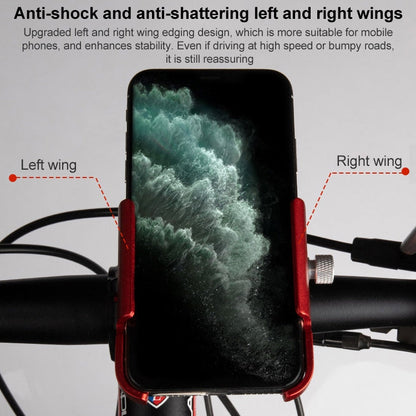 Rynx | GUB P30 Aluminum Bike Phone Holder(Red)