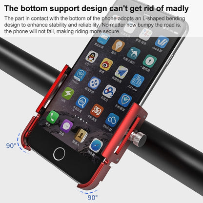 Rynx | GUB P30 Aluminum Bike Phone Holder(Red)