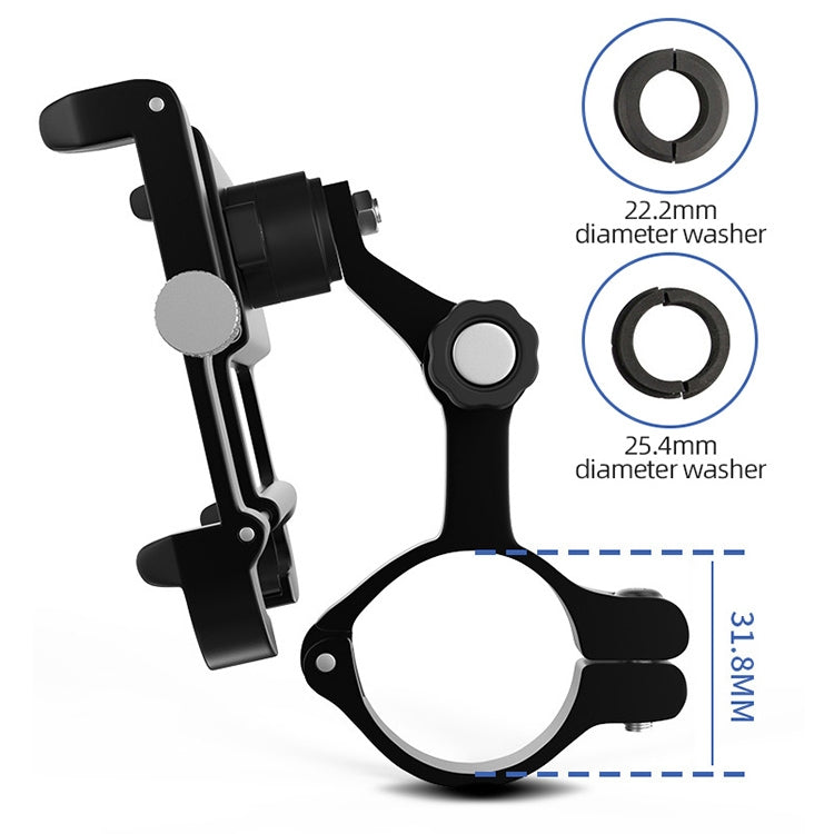 Rynx | GUB Plus 11 Rotatable Bicycle Phone Holder(Black)