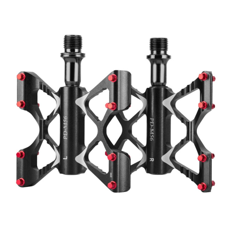 Rynx | PROMEND PD-M56 1 Pair Mountain Bicycle Aluminum Alloy 3-Bearings Pedals (Black)