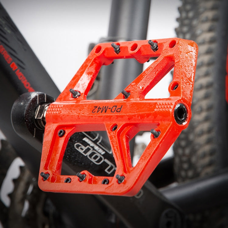 Rynx | PROMEND PD-M42 1 Pair Mountain Bicycle Nylon High-speed Bearing Pedals(Black)