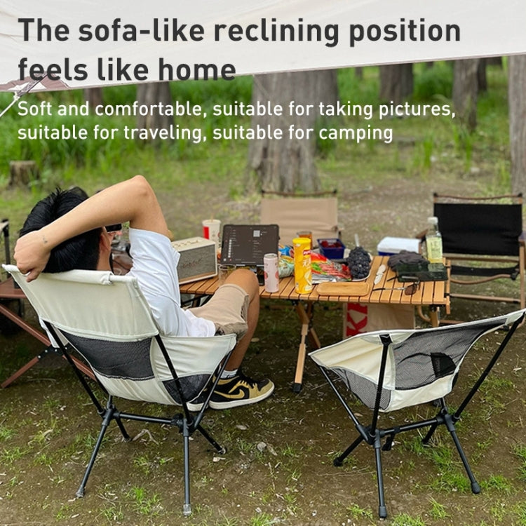 Rynx | Small Outdoor Camping Leisure Beach Portable Folding Chair (Black)