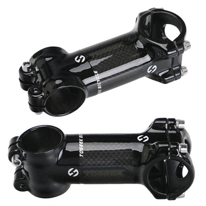 Rynx | TOSEEK Road Mountain Bike Ultra-light Handlebar Stem Riser Faucet, Size: 17 Degree, 100mm (Gloss)