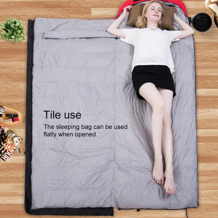 Rynx | Outdoor Camping Sleeping Bag Splicing Indoor Cotton Sleeping Bed, Size: 210x80cm, Weight: 1.8kg (Red)