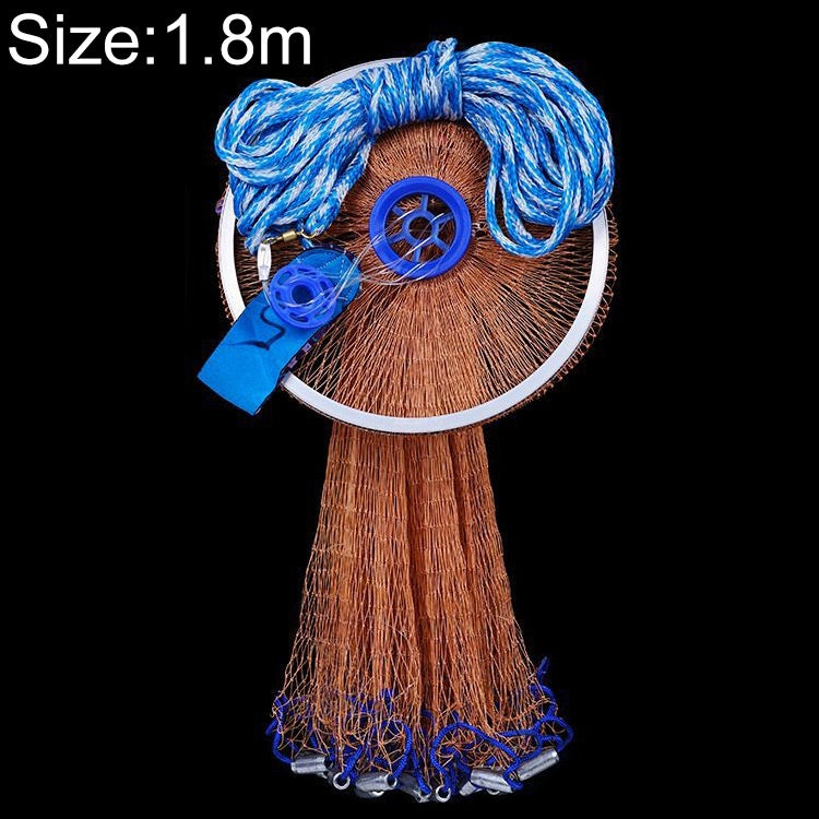 Rynx | 360 Help Throw Tire Cords Fishing Net, Height: 1.8m
