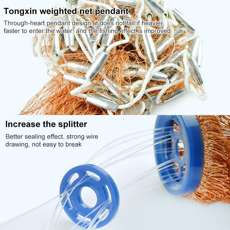 Rynx | 360 Help Throw Tire Cords Fishing Net, Height: 1.8m