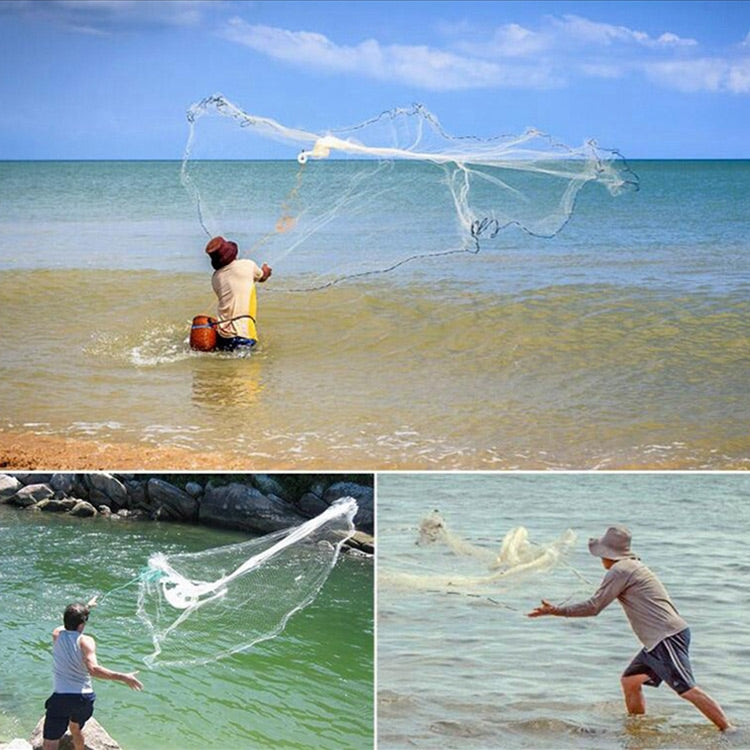 Rynx | 360 Help Throw Tire Cords Fishing Net, Height: 1.8m