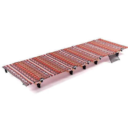 Rynx | Outdoor Folding Camping Mat Single Bed Portable Aluminium Alloy Sleeping Bed, Size: 180x61x14cm (Red)