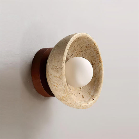Rynx | Ollina Travertine Wall Lamp