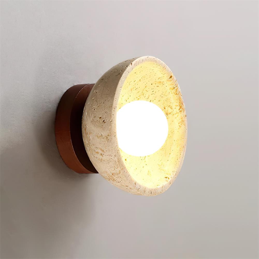 Rynx | Ollina Travertine Wall Lamp