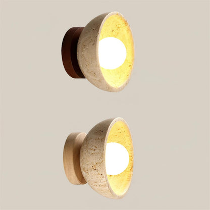 Rynx | Ollina Travertine Wall Lamp