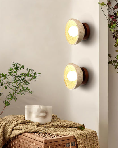 Rynx | Ollina Travertine Wall Lamp