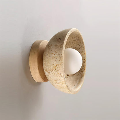 Rynx | Ollina Travertine Wall Lamp