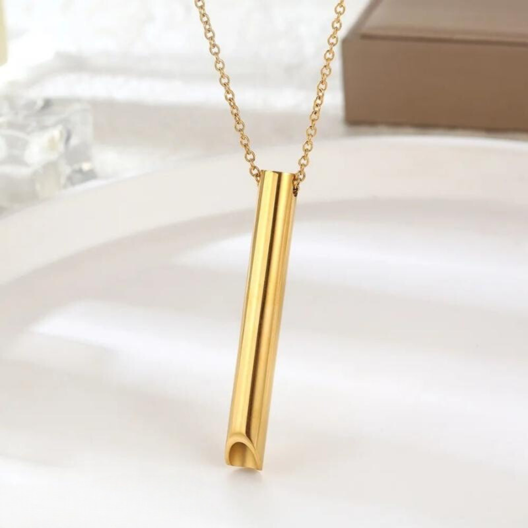 RYNX |-Breathing Necklace Gold