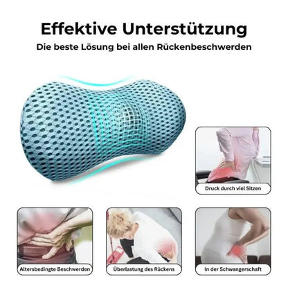 Rynx | Orthopedic Lumbar Pillow – Premium Memory Foam Support Cushion