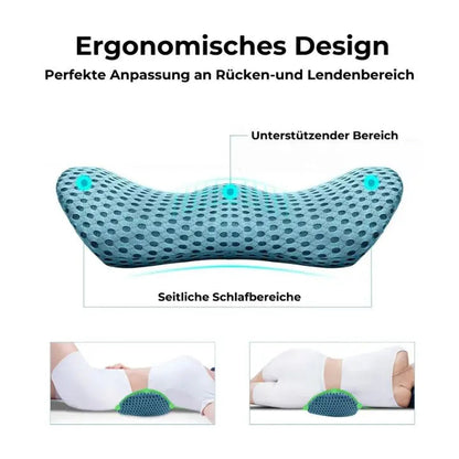 Rynx | Orthopedic Lumbar Pillow – Premium Memory Foam Support Cushion