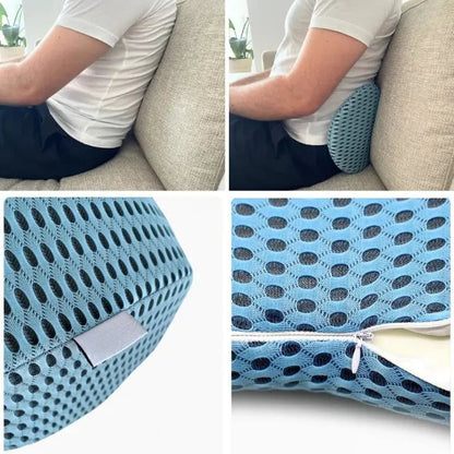 Rynx | Orthopedic Lumbar Pillow – Premium Memory Foam Support Cushion