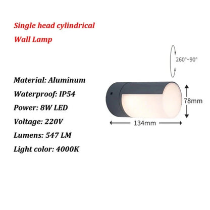 Rynx | LichtStijl - LED Outdoor Wall Lamp for Modern Gardens