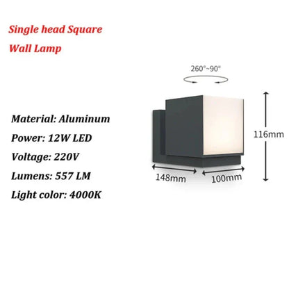 Rynx | LichtStijl - LED Outdoor Wall Lamp for Modern Gardens