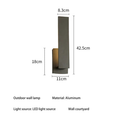 Rynx | Luminara - Stylish Weatherproof Wall Lamp