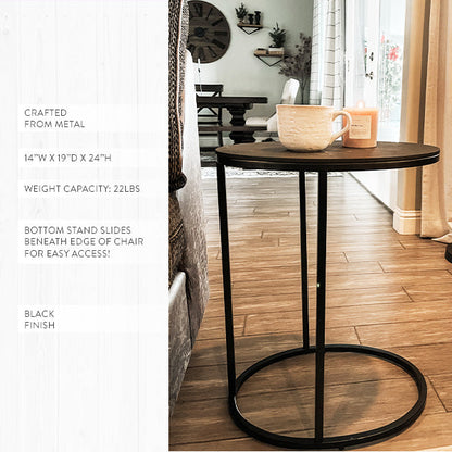 Rynx | Oval Metal C Table