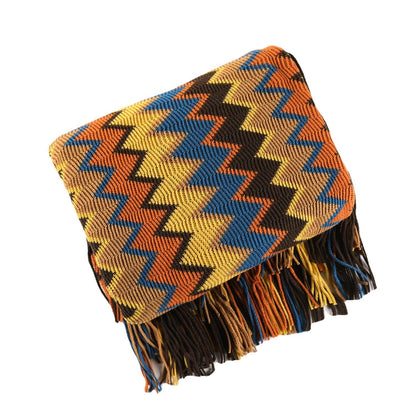 Rynx | Owen Colorful Chevron Bedspread