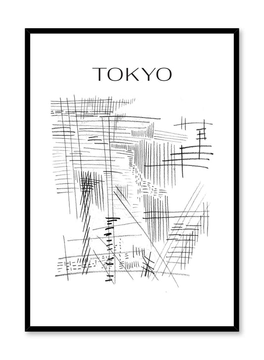Rynx | Tokyo City Map, Poster