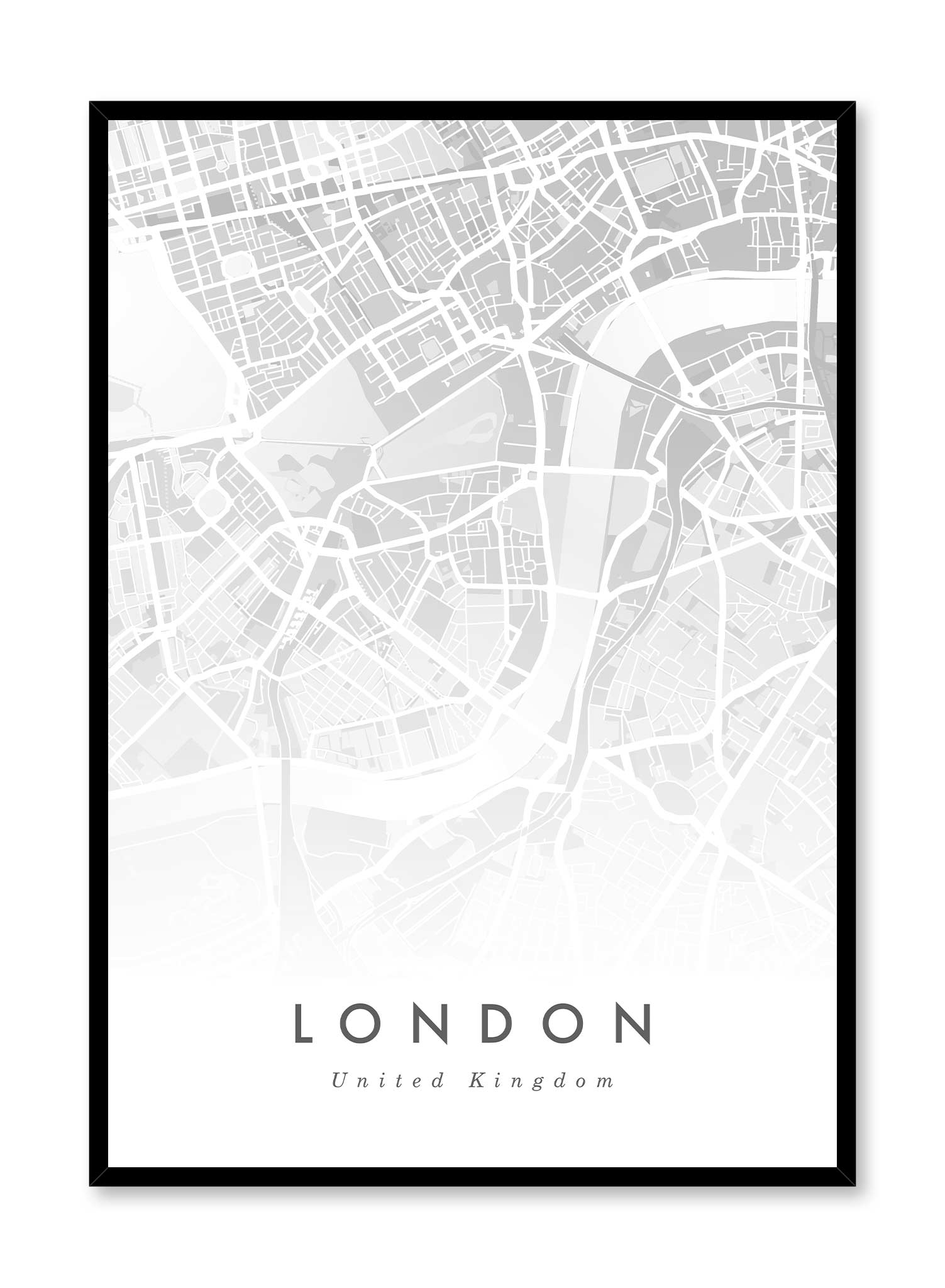 Rynx | London map, poster