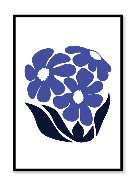 Rynx | Blue Flowers, Poster