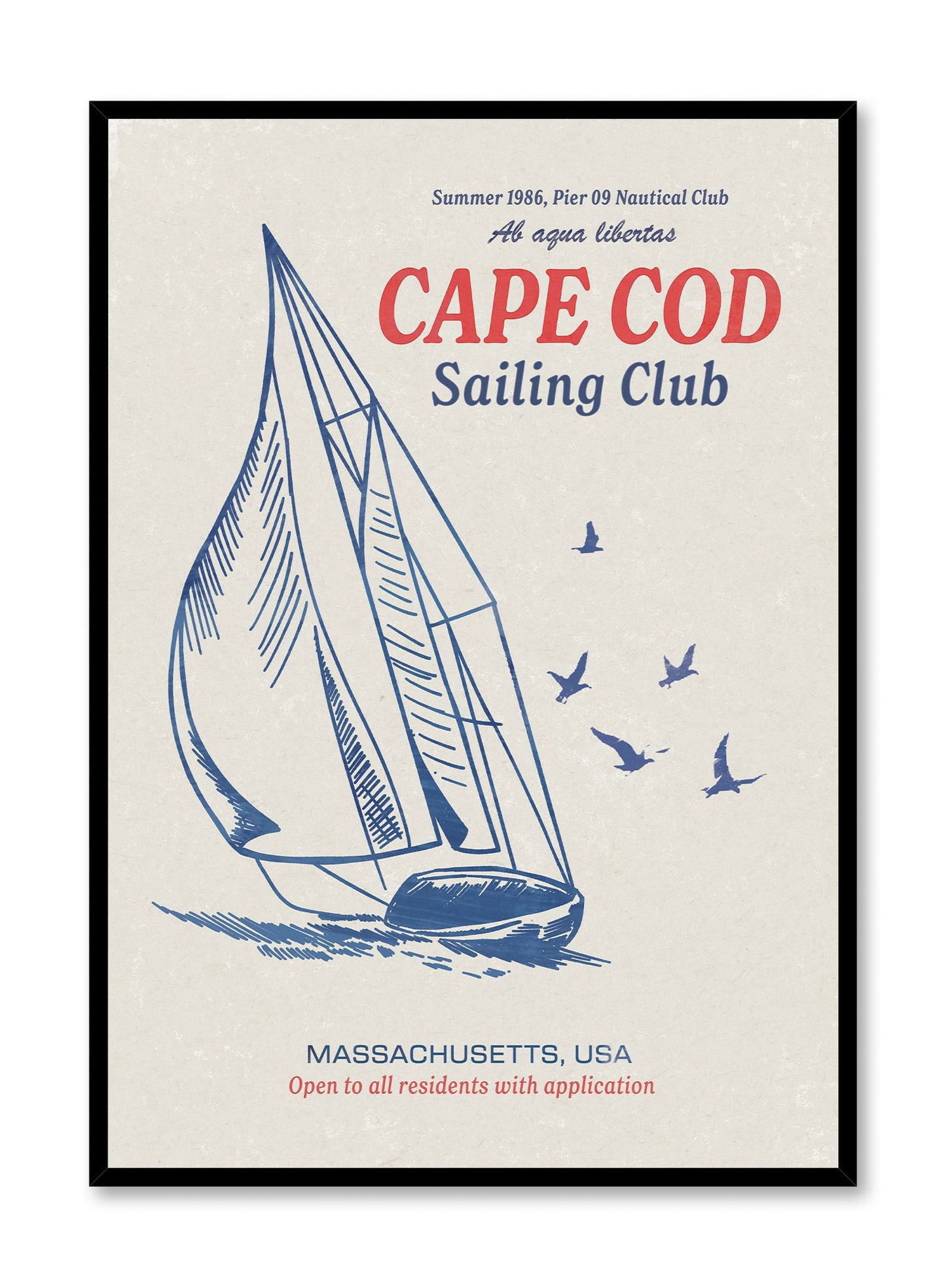 Rynx | Cape Cod Sailing Club, Poster