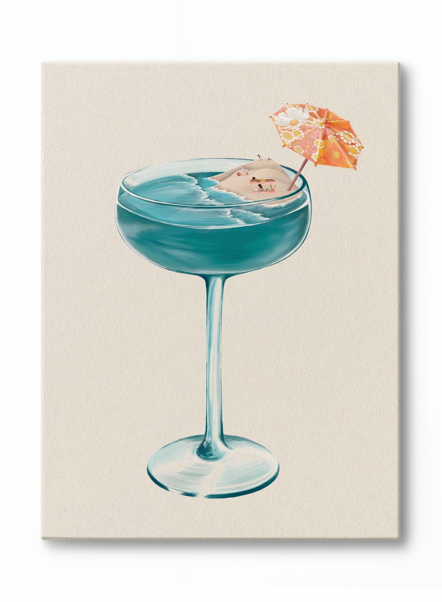 Rynx | Poolside Sip, Canvas