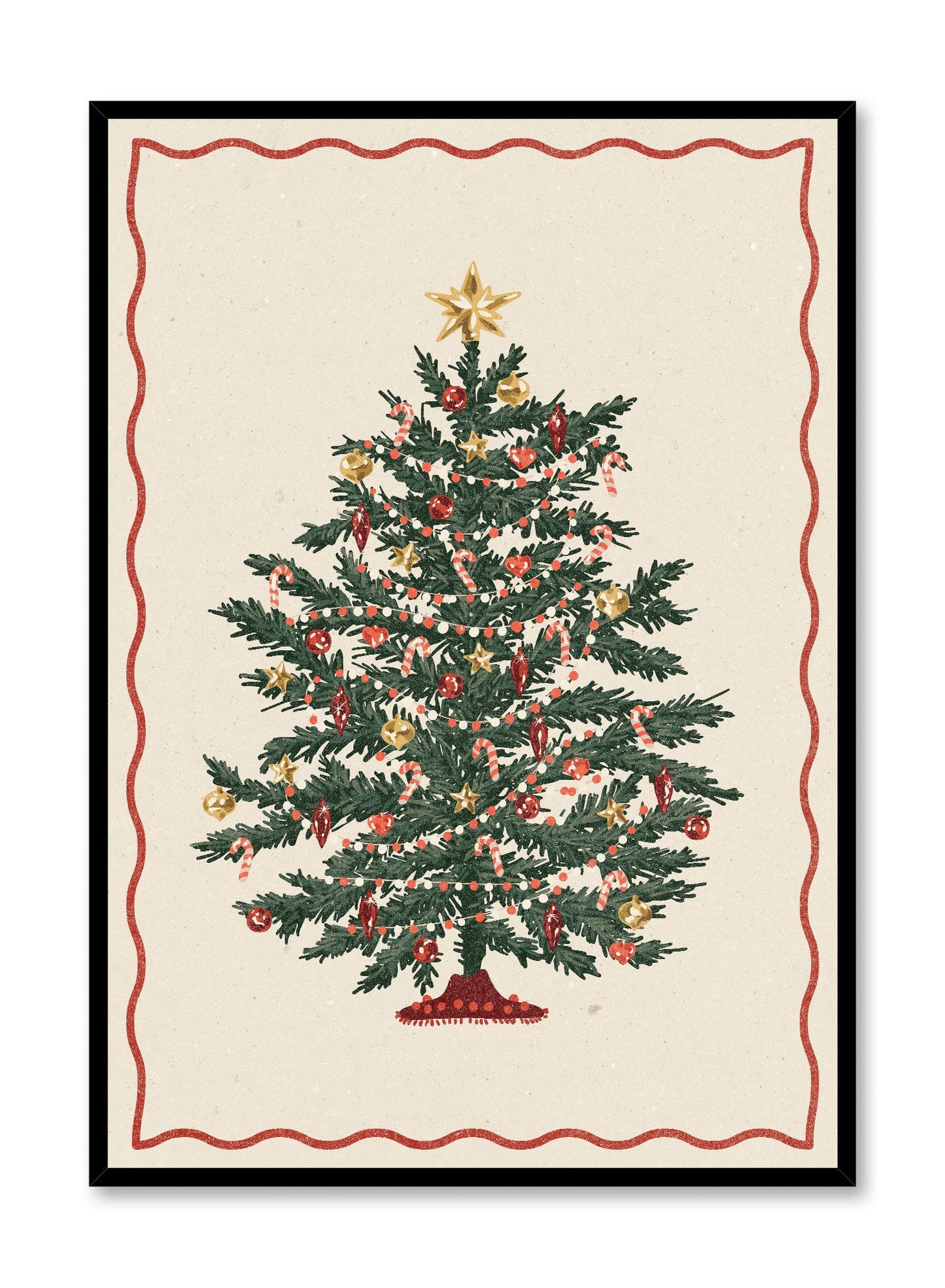 Rynx | Happy Holidays Tree, Poster