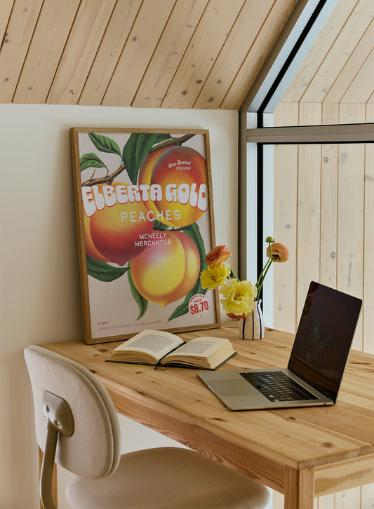 Rynx | Vintage Gold Peaches, Poster