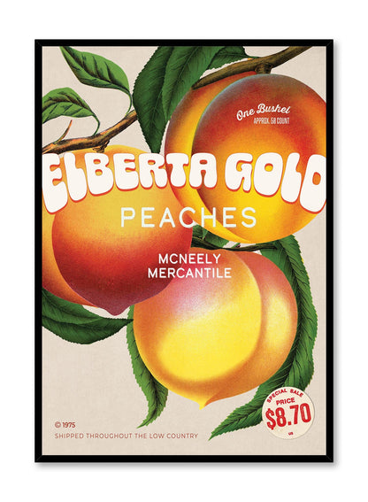 Rynx | Vintage Gold Peaches, Poster