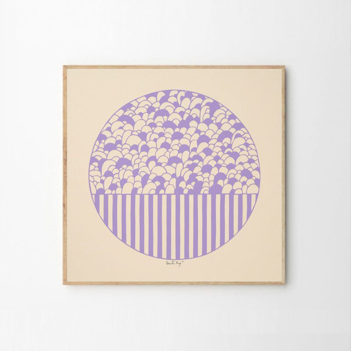 Rynx | Bows and Stripes Print 50cm x 50cm