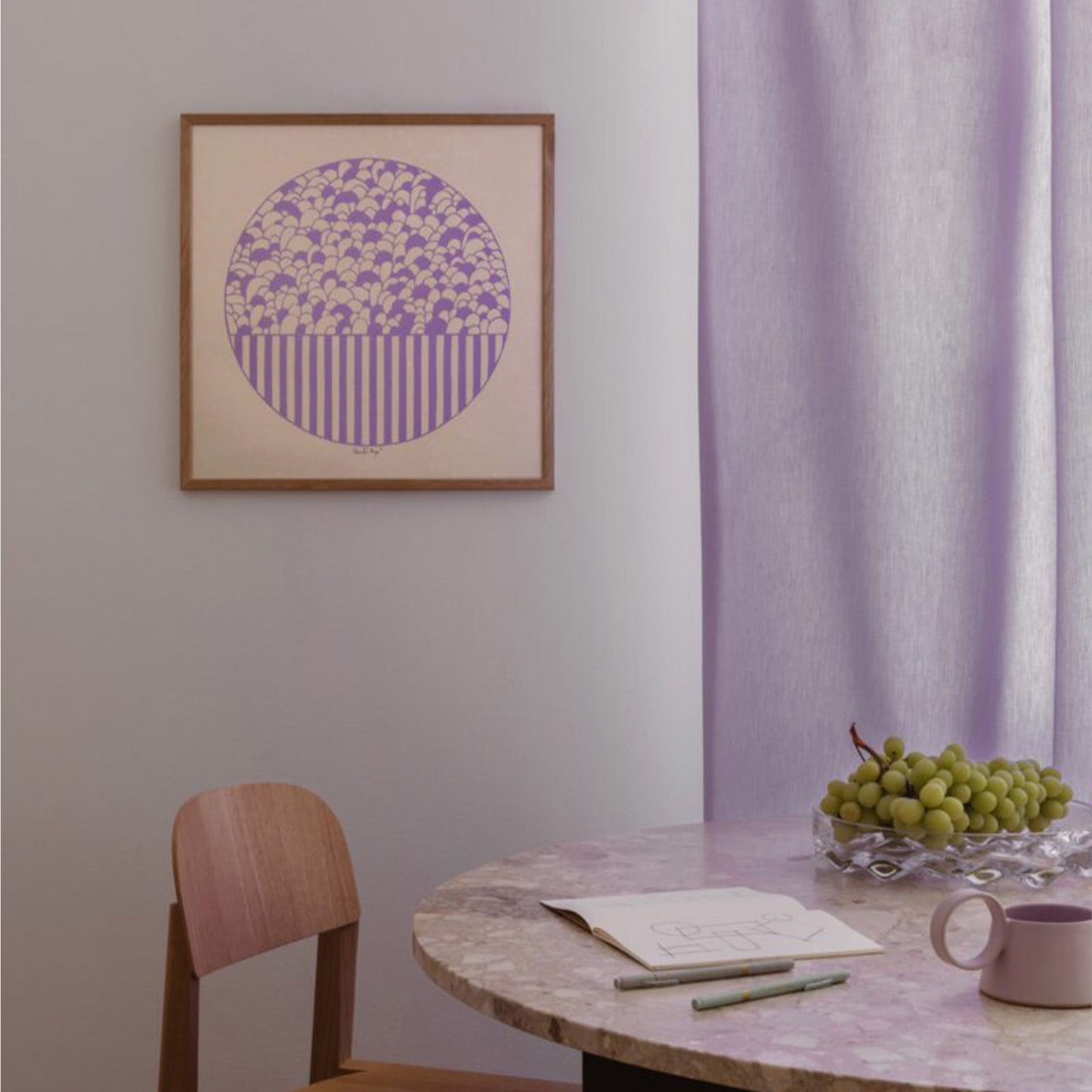 Rynx | Bows and Stripes Print 50cm x 50cm