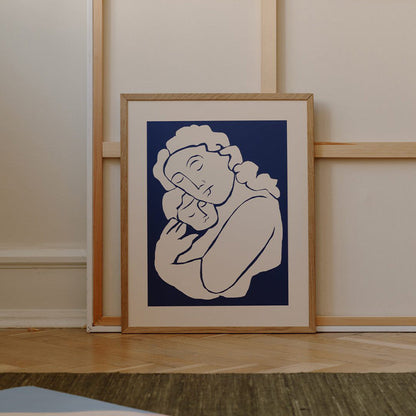 Rynx | Woman with Child Print 50Cm x 70Cm
