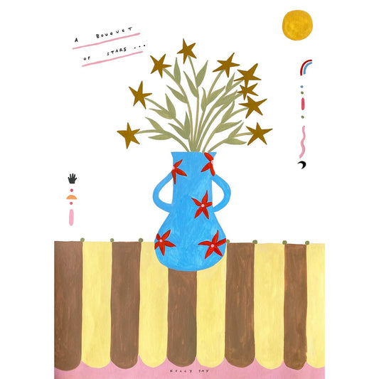 Rynx | A Bouquet of Stars Print 50cm x 70cm