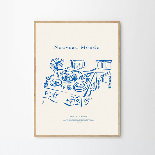 Rynx | Nouveau Monde Print 50Cm x 70Cm
