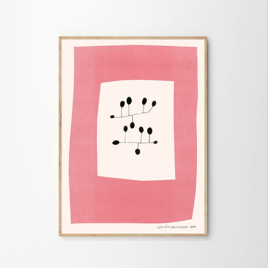 Rynx | Pink Surrender Print 40Cm x 50Cm