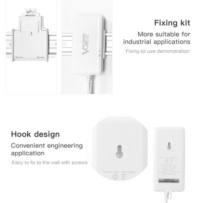Rynx | VONETS VAP11G-500S High Power CPE 20dbm Mini WiFi 300Mbps Bridge WiFi Repeater Signal Booster, Outdoor Wireless Point to Point, No Obstacles (White)