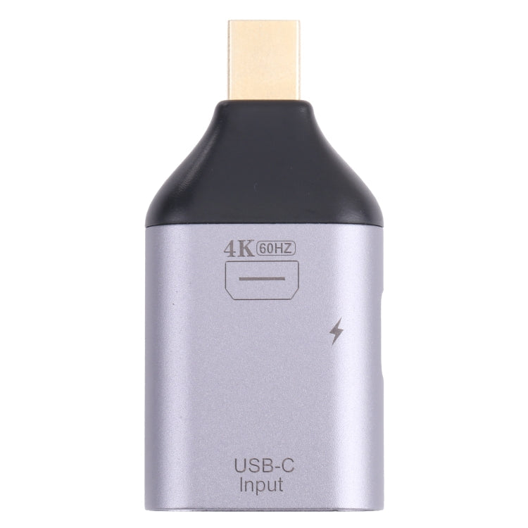 Rynx | 2 in 1 4K 60Hz Mini DP Male to USB-C / Type-C Charging + USB-C / Type-C Female Adapter