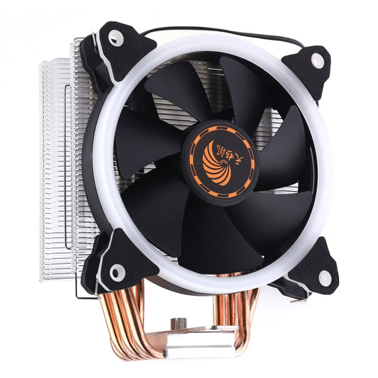 Rynx | 6 Copper Tubes CPU Cooler Hydraulic Bearings Cooling Fan Quiet Fan with RGB Lights 4 Pin for Intel: LGA775 1150 1151 1155 1156 1366 2011 (AMD: FM1 FM2 AM2 AM3+ AM4)