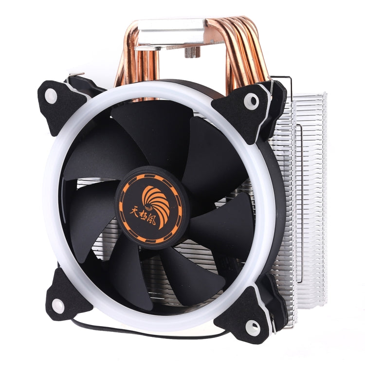 Rynx | 6 Copper Tubes CPU Cooler Hydraulic Bearings Cooling Fan Quiet Fan with RGB Lights 4 Pin for Intel: LGA775 1150 1151 1155 1156 1366 2011 (AMD: FM1 FM2 AM2 AM3+ AM4)