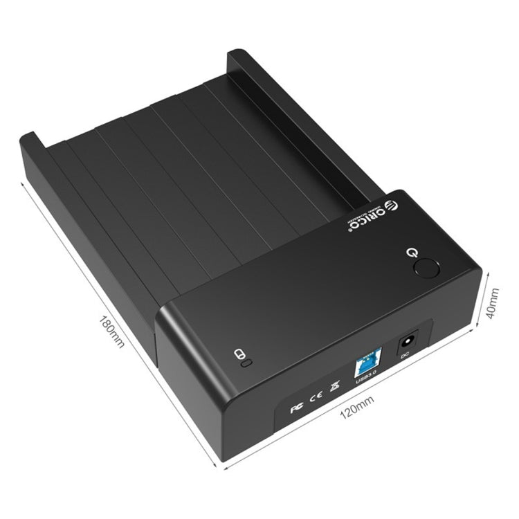 Rynx | ORICO 6518US3 USB 3.0 Type-B 2.5 / 3.5 inch Tool-free HDD Docking Station External Storage Case Hard Drive Box (Black)