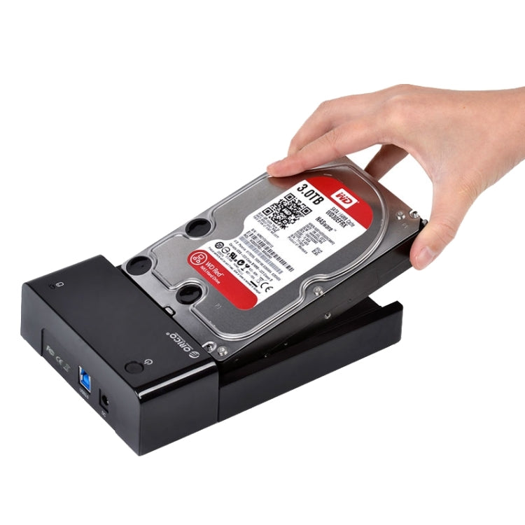 Rynx | ORICO 6518US3 USB 3.0 Type-B 2.5 / 3.5 inch Tool-free HDD Docking Station External Storage Case Hard Drive Box (Black)