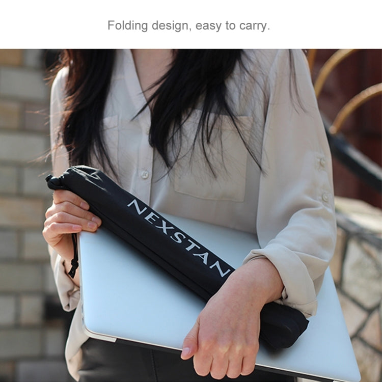 Rynx | NEXSTAND Portable Adjustable Foldable Table Stand for Laptop / Notebook, Suitable for: More than 11.6 inches (Black)