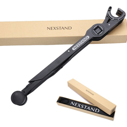 Rynx | NEXSTAND Portable Adjustable Foldable Table Stand for Laptop / Notebook, Suitable for: More than 11.6 inches (Black)