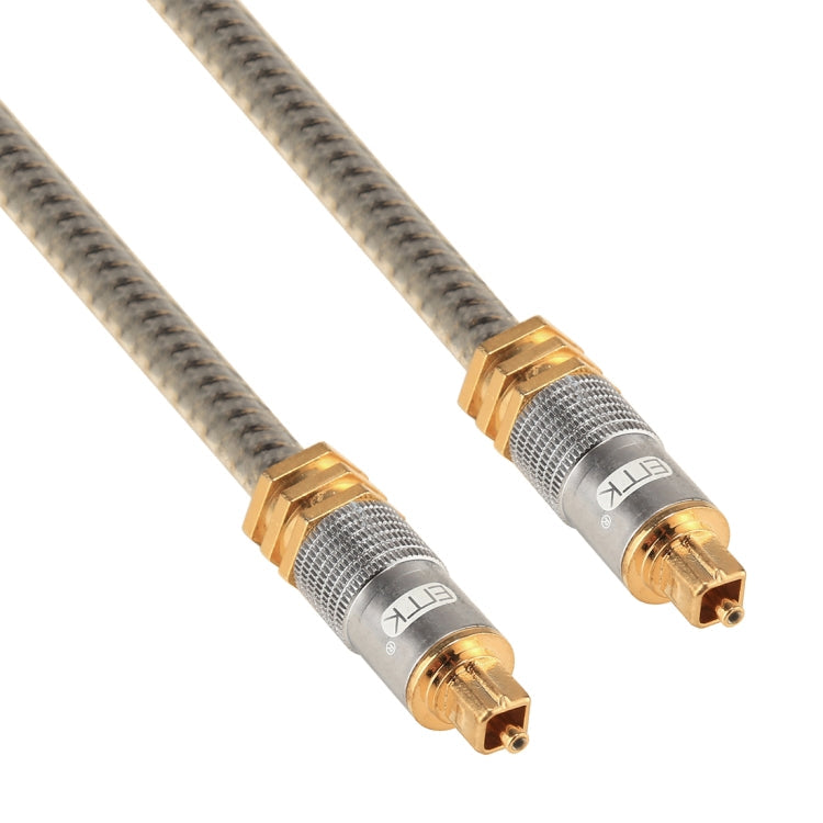 Rynx | EMK YL-A 10m OD8.0mm gold-plated metal head Toslink male to male digital optical audio cable