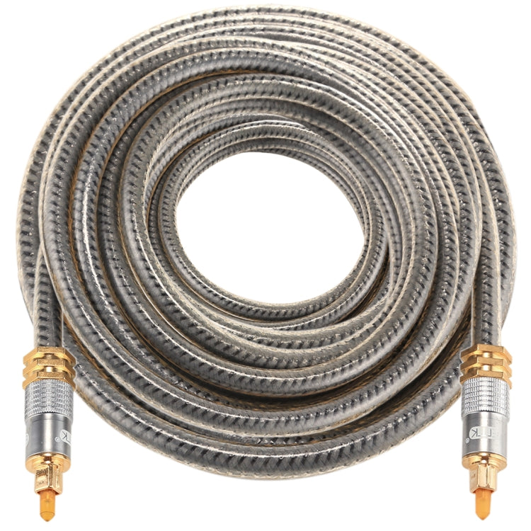 Rynx | EMK YL-A 15m OD8.0mm gold-plated metal Toslink Male to Male Digital Optical Audio Cable